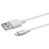 Savio Cl-193 USB-kabel USB 2.0 2 m USB A USB C/Lightning Hvid