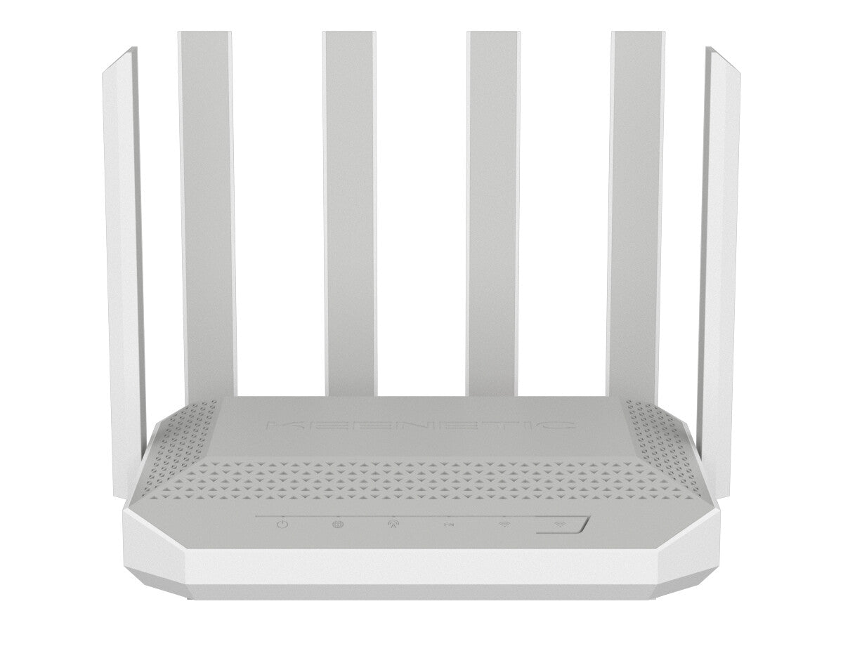 Keenetic Hero 5G (KN-4110) trådløs router 2.5 Gigabit Ethernet Dual-band (2,4 GHz / 5 GHz) Grå, Hvid