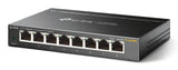 TP-Link TL-SG108E netværksswitch Administreret L2 Gigabit Ethernet (10/100/1000) Sort