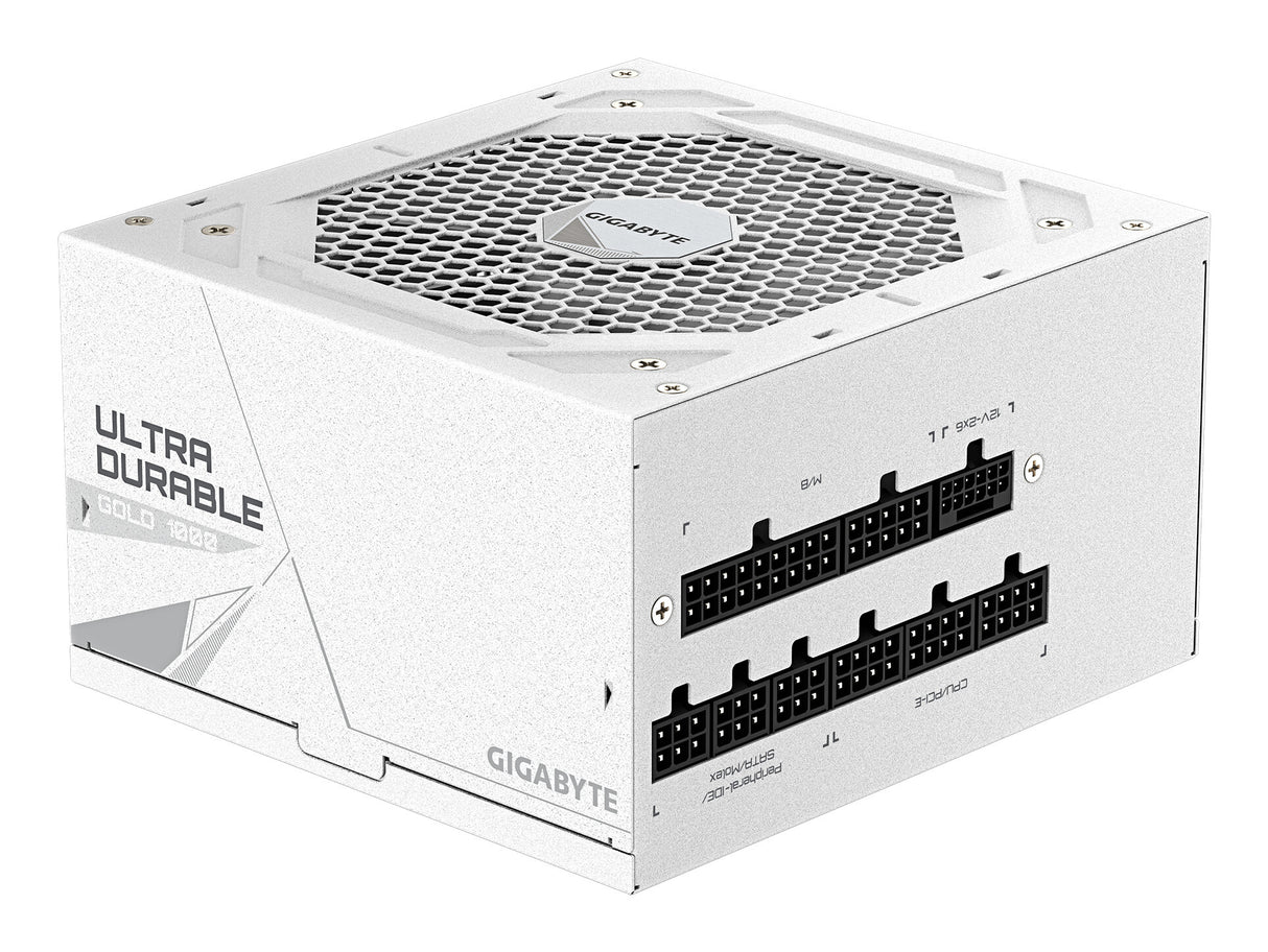 GIGABYTE UD1000GM PG5 V2 ICE enhed til strømforsyning 1000 W 20+4 pin ATX ATX Hvid