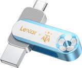 Lexar D500 USB-nøgle 128 GB USB Type-C/USB Type-A 3.2 Gen 1 (3.1 Gen 1) Flerfarvet