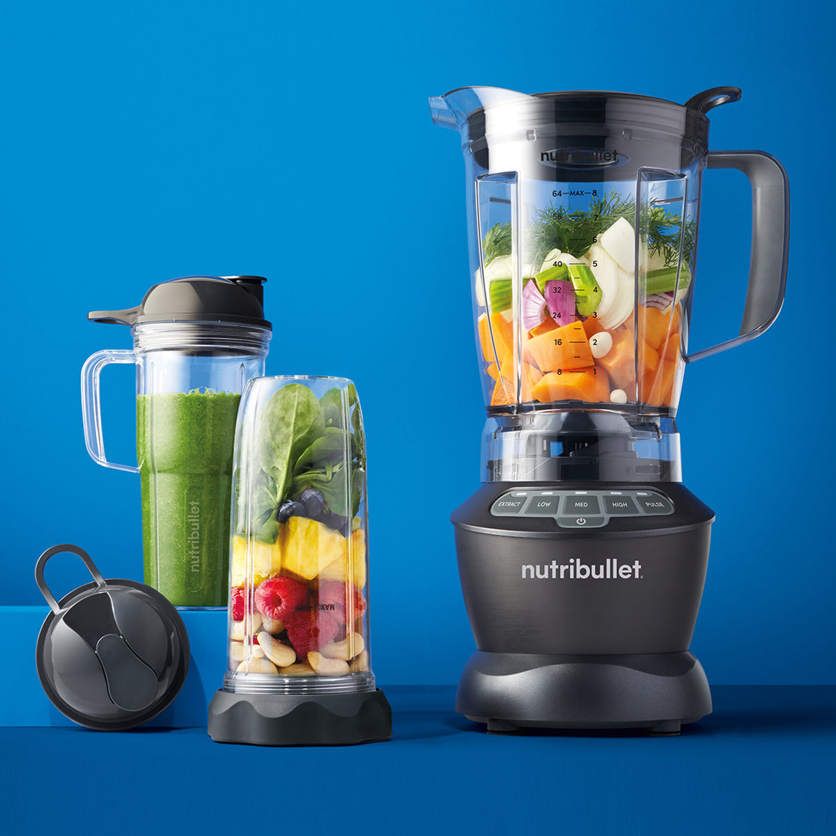 NutriBullet NBF500DG 1,9 L Bordplade blender 1200 W Sølv