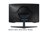 Samsung G55C computerskærm 68,6 cm (27") 2560 x 1440 pixel Quad HD LED Sort
