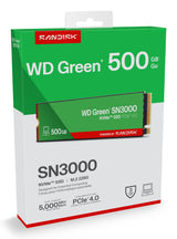 WD Green SN3000 SSD WDS500G4G0E-00CPS0 500GB M.2