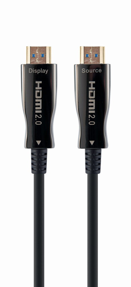 Gembird CCBP-HDMI-AOC-30M-02 HDMI-kabel HDMI Type A (Standard) Sort