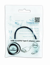 Gembird A-OTG-CMAF2-01 USB-kabel 0,2 m USB C USB A Sort