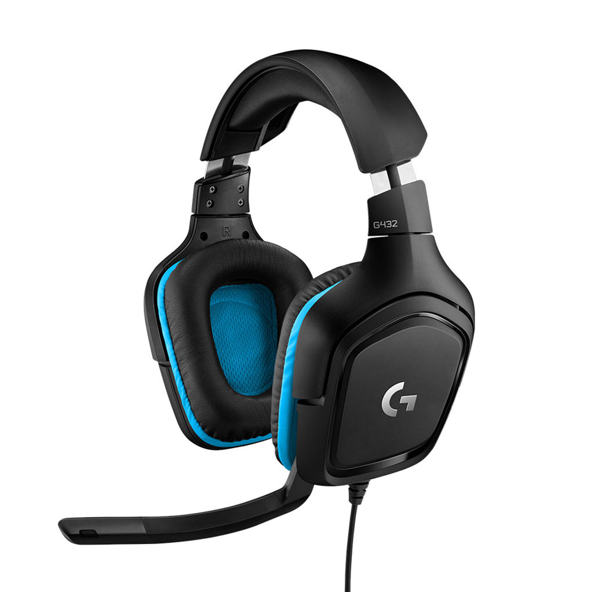 Logitech G 981-000770 hovedtelefoner/headset Ledningsført Spil Sort, Blå