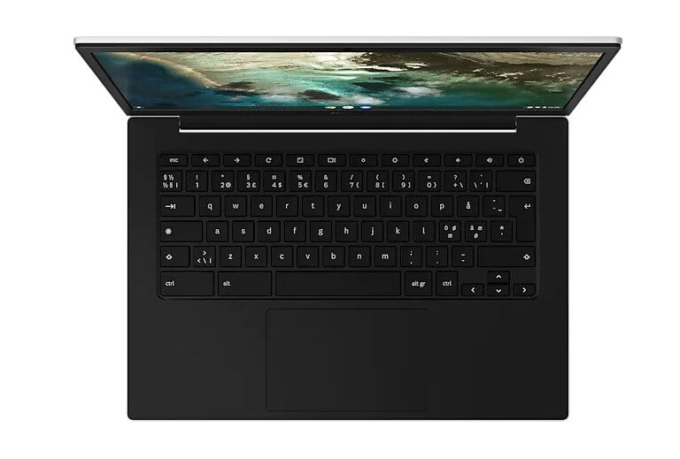 Samsung Chromebook GO Intel® Celeron® N N4500 35,6 cm (14") HD 4 GB LPDDR4x-SDRAM 32 GB eMMC Wi-Fi 6 (802.11ax) ChromeOS Sølv