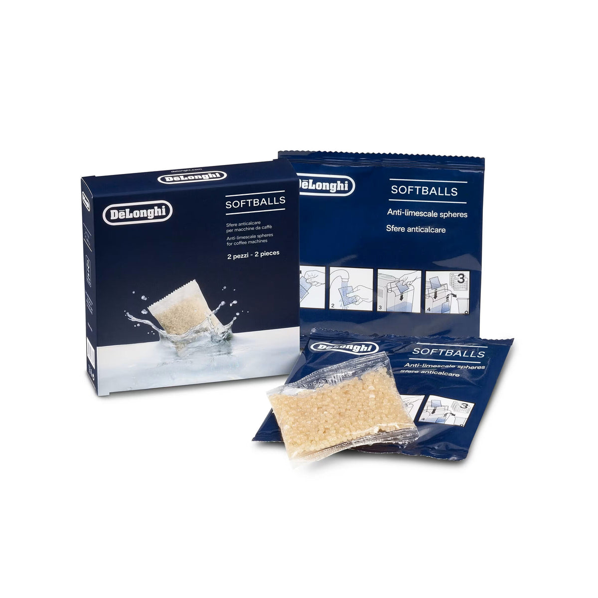 Delonghi DLSC551 Softballs Afkalkningsmiddel til Kaffemaskine