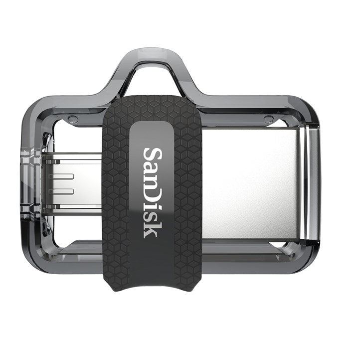 SanDisk Ultra Dual 128GB USB 3.0 / micro USB USB stick Sort Sølv