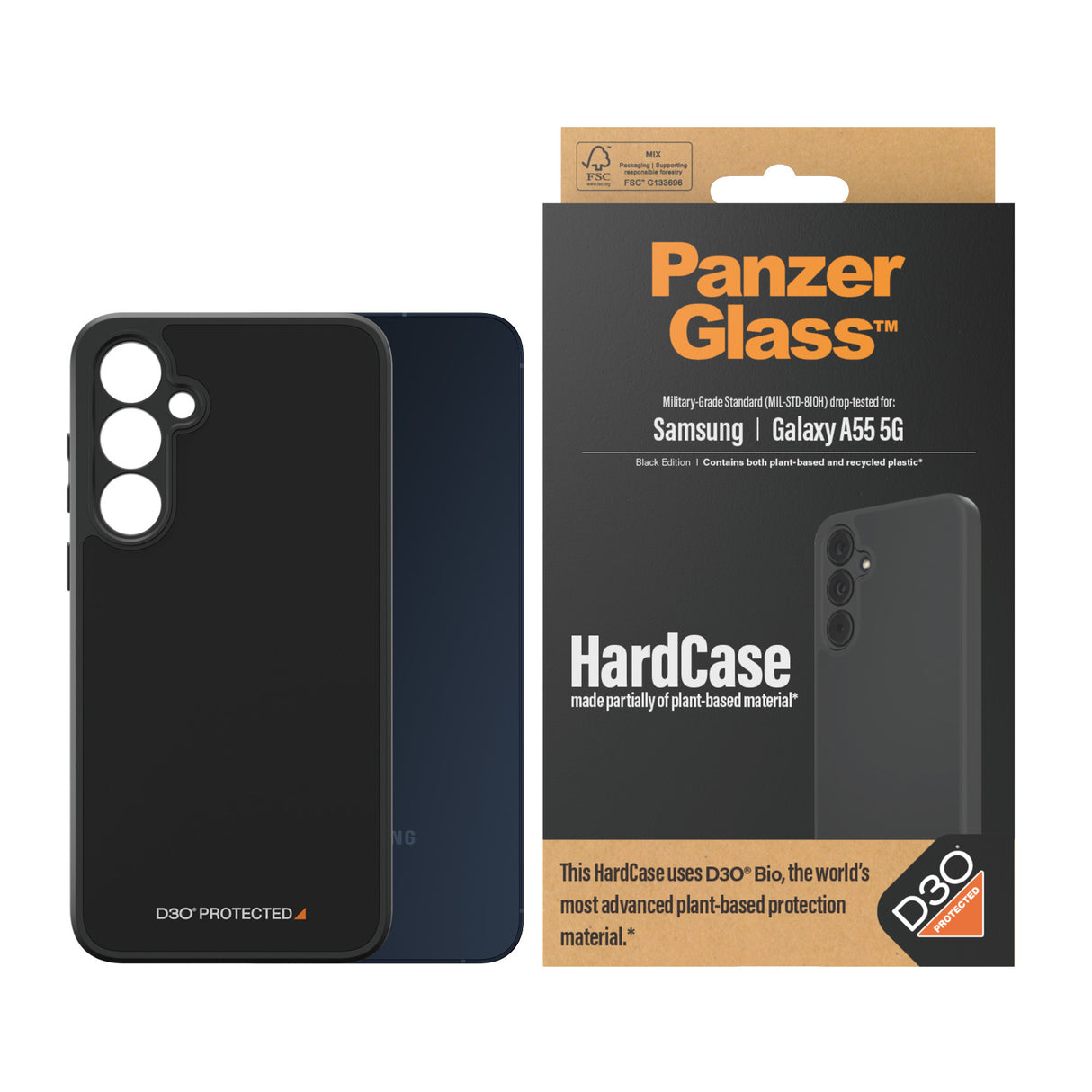 PG HardCase Galaxy A55 5G, Black