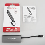 Axagon HMC-5G2 dockingstation Ledningsført USB 3.2 Gen 2 (3.1 Gen 2) Type-C Grå