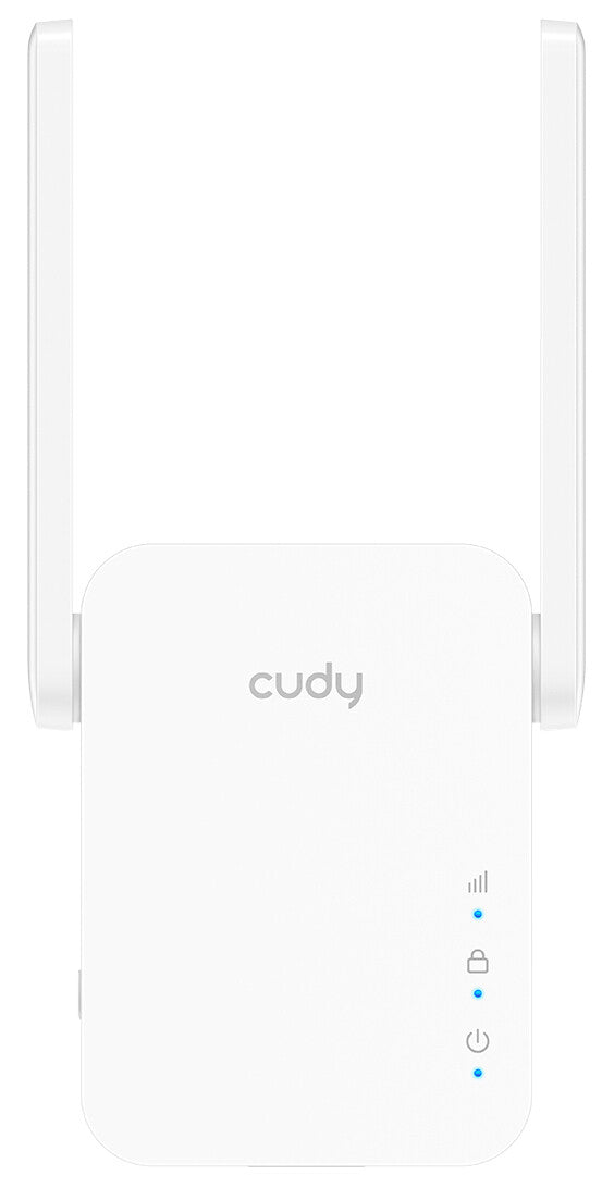 Cudy RE1200 netværk forlænger Netværksgentager Hvid 10, 100 Mbit/s