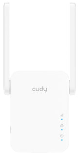Cudy RE1200 netværk forlænger Netværksgentager Hvid 10, 100 Mbit/s