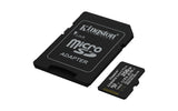 Kingston Technology 256 GB microSDXC Canvas Select Plus Gen3 150 MB/s A1-kort + adapter