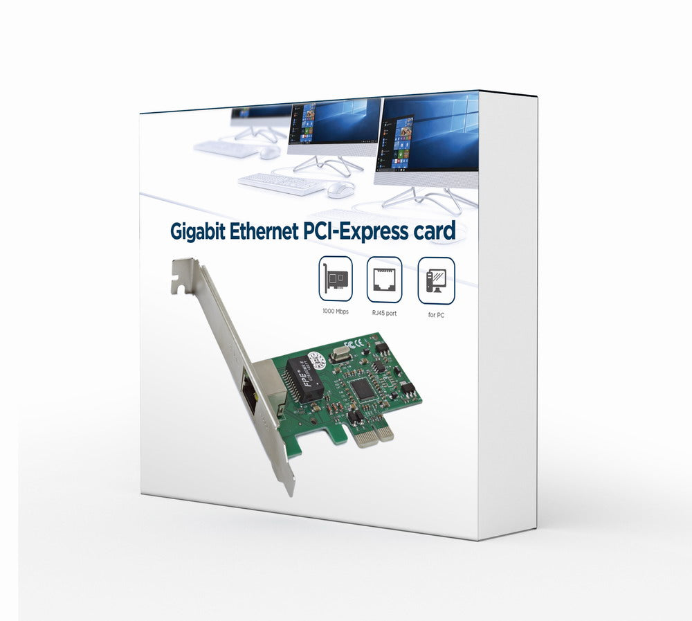 Gembird NIC-GX1 netværkskort Intern Ethernet 1000 Mbit/s