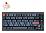 Keychron V1 Max tastatur Universel USB + RF Wireless + Bluetooth Sort, Grå