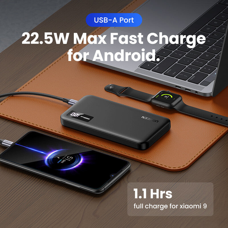 Ugreen 25742 powerbank Lithium-Ion (Li-Ion) 10000 mAh Sort