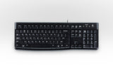 Logitech K120 for Business tastatur Kontor USB QWERTY Russisk Sort