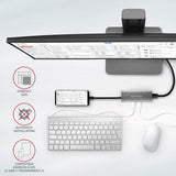 Axagon HMC-5G2 dockingstation Ledningsført USB 3.2 Gen 2 (3.1 Gen 2) Type-C Grå