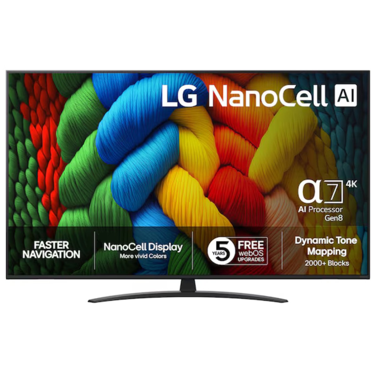 LG 55" NanoCell AI NANO81 4K Smart TV 2025