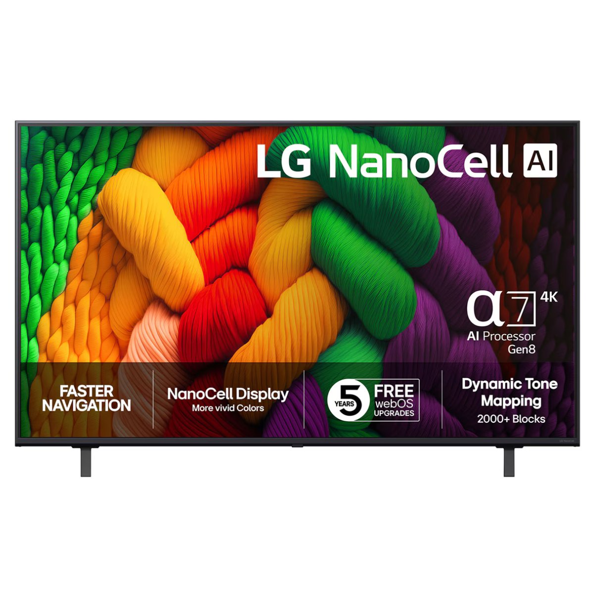 LG 55" NanoCell AI NANO8E 4K Smart TV
