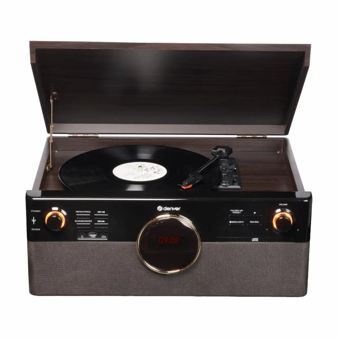 Denver MRD-180DW Retro Musikanlæg - Dark Wood
