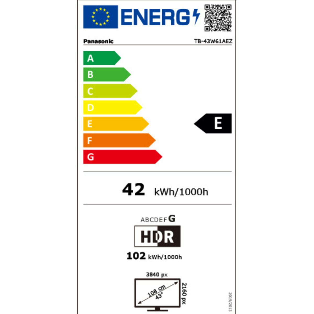 Panasonic TB-43W61AEZ LED TV