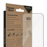 PanzerGlass ® Skærmbeskyttelse iPhone 14 Pro | Ultra-Wide Fit w. EasyAligner