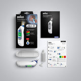 Braun IRT6525 digital kropstermometer Kontakttemperatur Hvid Øre Knapper