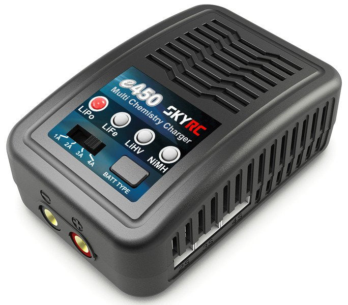 SkyRC e450 2-4S / 6-8S LiPo / LiFe / LiHV / NiMH oplader