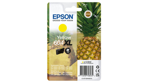 Epson 604XL blækpatron 1 stk Original Højt (XL) udbytte Gul