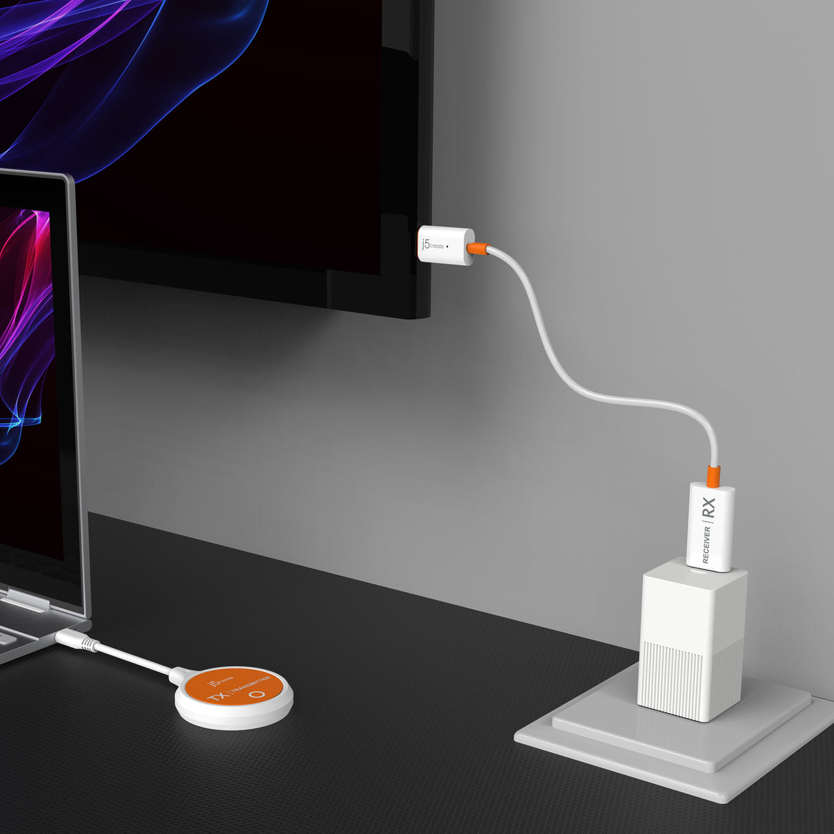 J5 Create Screencast USB-C 380009 wireless display HDMI exte