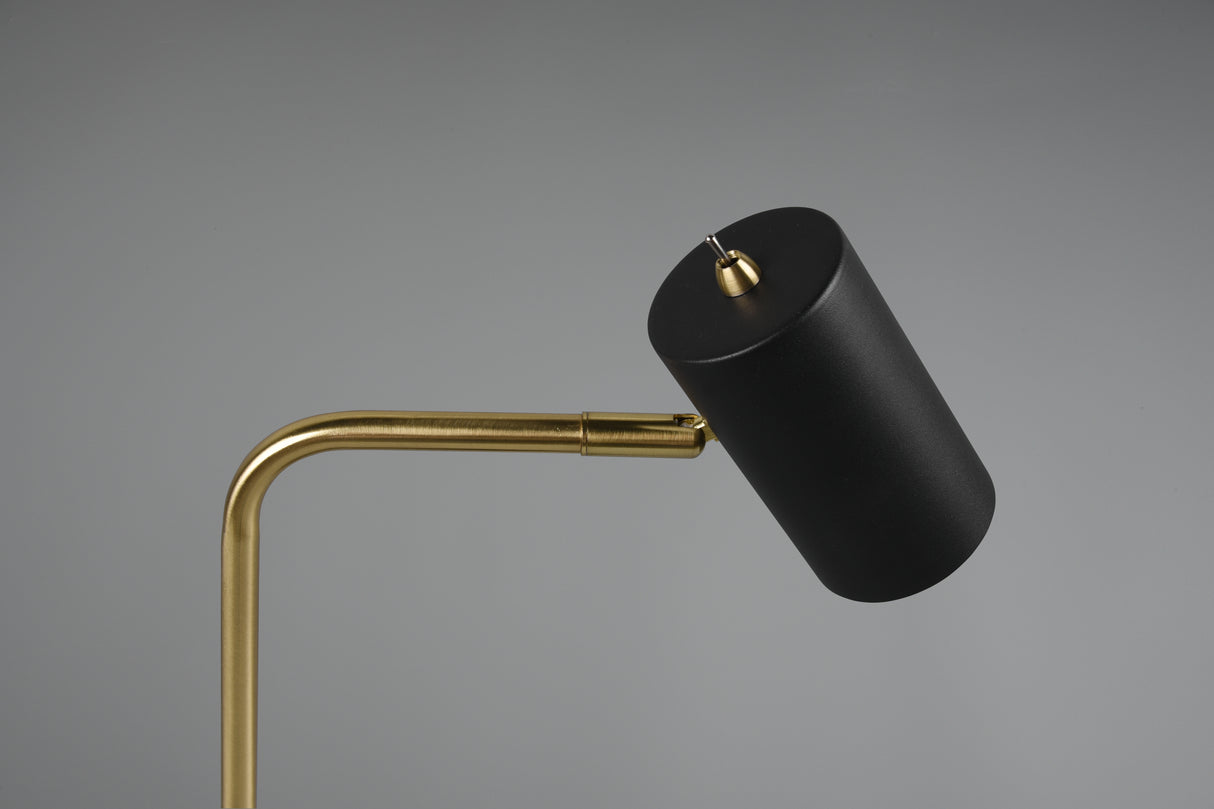 TRIO Marley messing/sort bordlampe