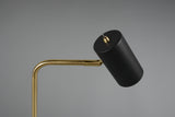 TRIO Marley messing/sort bordlampe