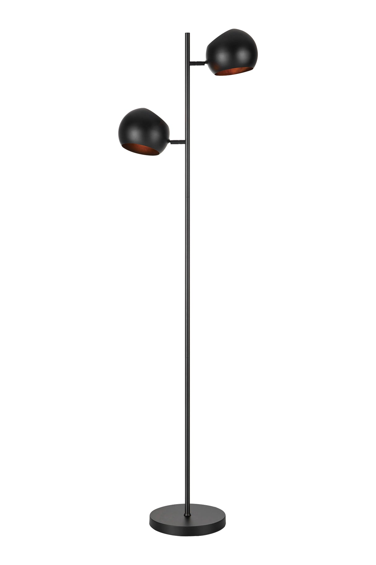 Markslöjd Edgar sort gulvlampe