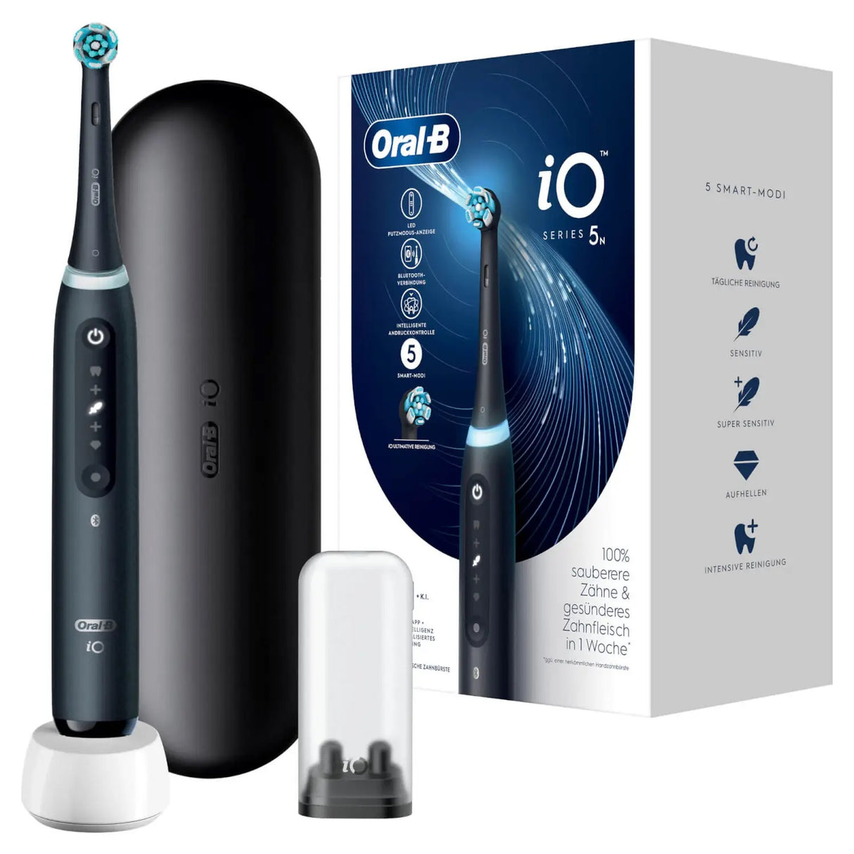 Oral-B iO Series 5 Elektrisk Tandbørste Matt Sort