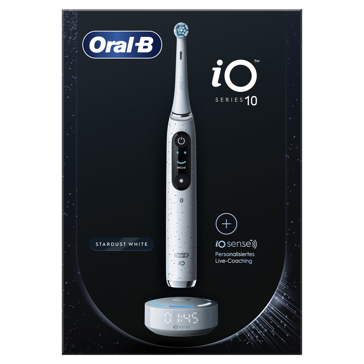 Oral-B iO Series 10 Tandbørste Sort Blå Hvid