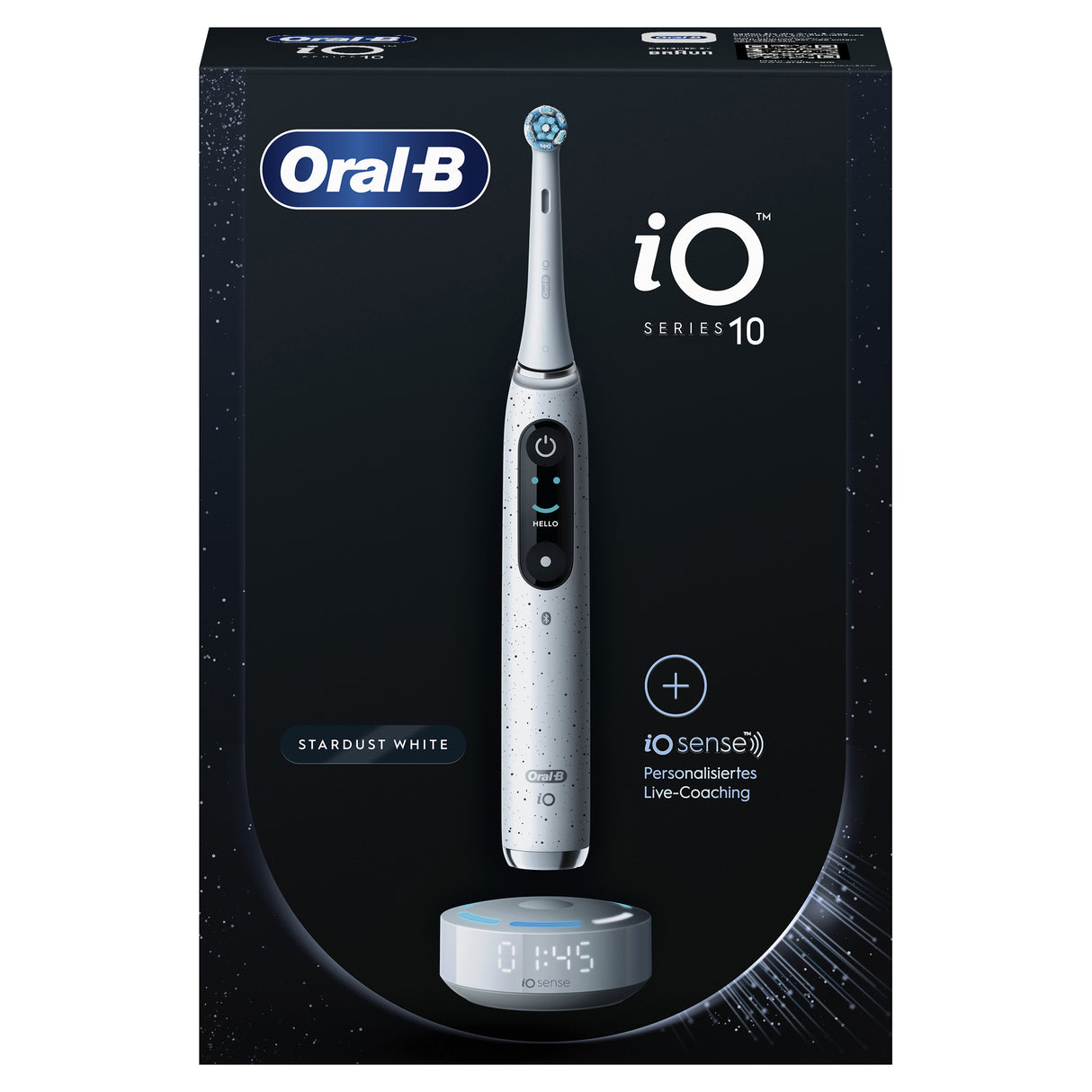 Oral-B iO Series 10 Tandbørste Sort Blå Hvid