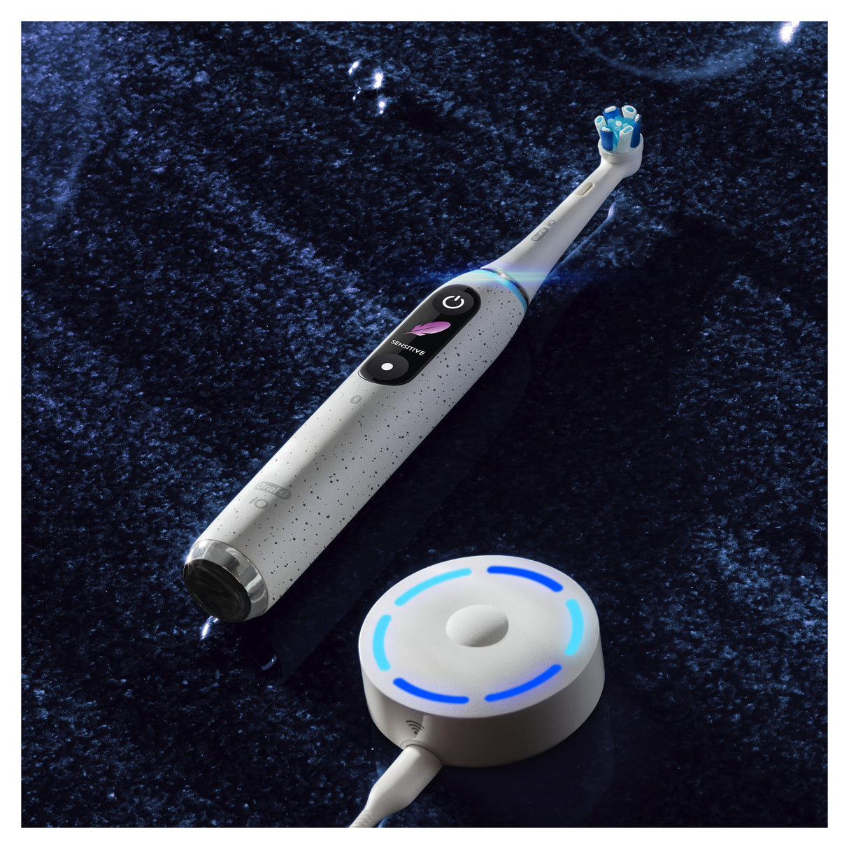 Oral-B iO Series 10 Tandbørste Sort Blå Hvid
