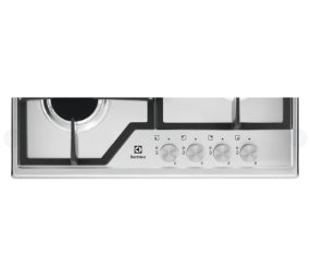 Electrolux KGS6426SX Rustfrit stål Indbygget 59 cm Gaskomfur 4 zone(s)
