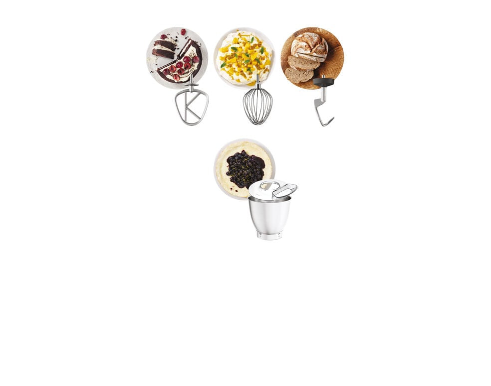 Kenwood Titanium Chef XL KVL65.001WH Køkkenmaskine 7liter 1200W Hvid