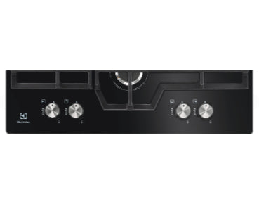 Electrolux KGG6456K Sort Indbygget 59 cm Gaskomfur 4 zone(s)