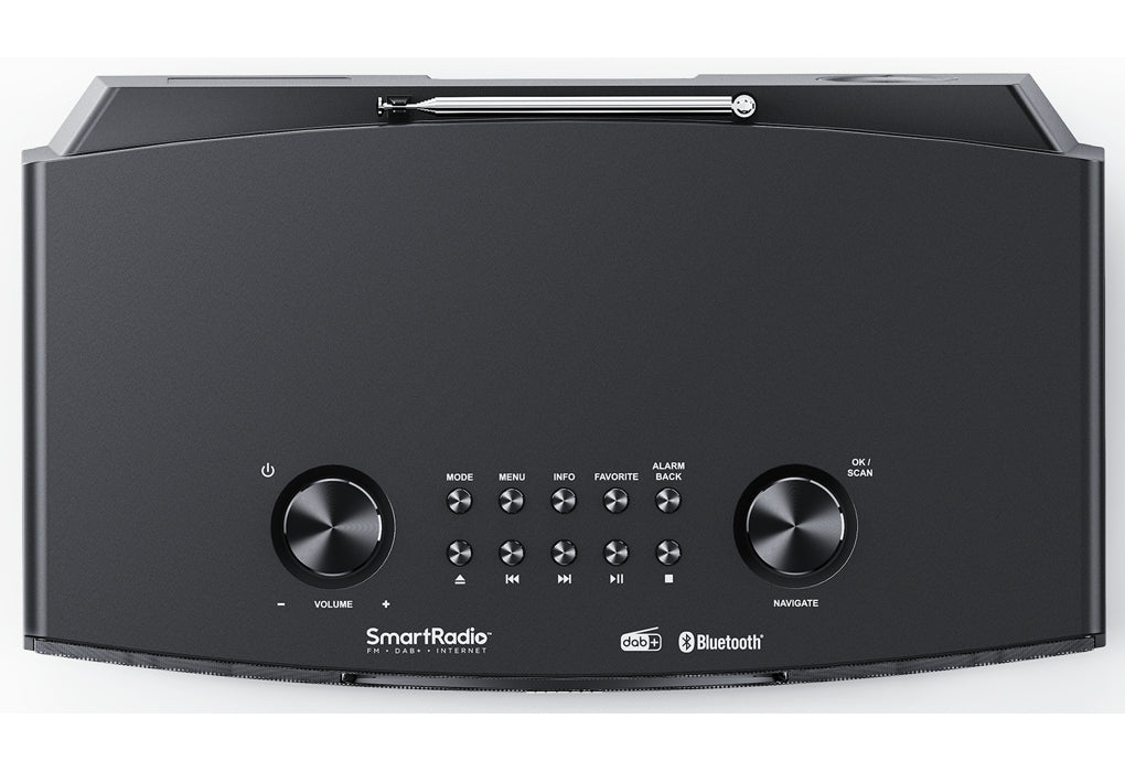Kenwood CR-ST700SCD-S smart radio HiFi system, sølv