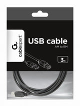 Gembird CCP-USB2-AMBM-10 USB-kabel 3,04 m USB A USB B Sort