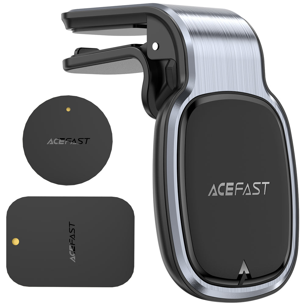 Acefast D16 Magnetisk Bil Air Vent Mount - Ingen MagSafe kræves - Grå