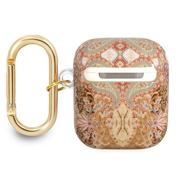 Guess GUA2HHFLD AirPods cover gold/gold Paisley Strap Collection