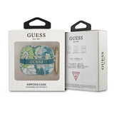 Guess GUA3HHFLN AirPods 3 cover green/green Flower Strap Collection