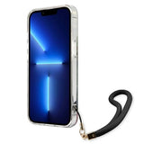 Guess GUHCP13LHFLSB iPhone 13 Pro / 13 6.1" blue/blue hardcase Flower Strap