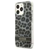 Guess GUHCP13LHSLEOK iPhone 13 Pro / 13 6.1" grey/grey hardcase Leopard